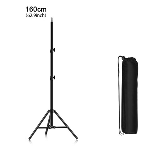 50/160/200CM Photography Studio Adjustable Light Stand Photo Tripod With 1/4 Screw Head For Flash Umbrellas Reflector Lighting: 160CM