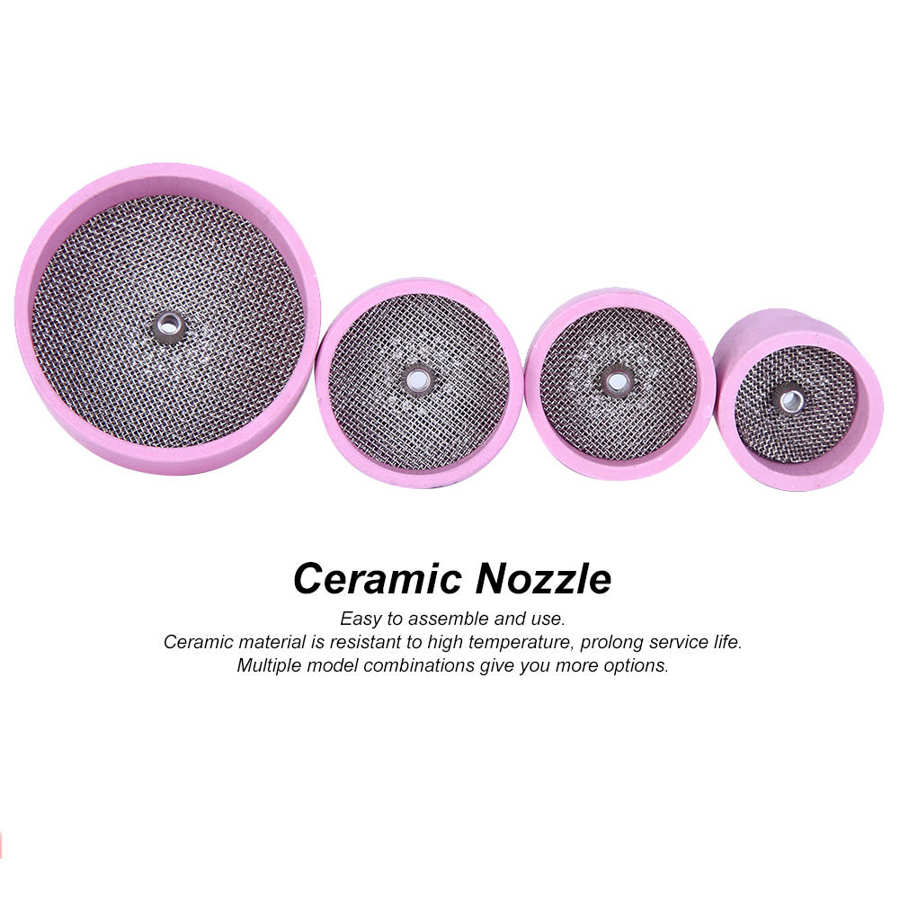 Filleting Machine Spotter Ceramic Sandblast Nozzle Alumina Sand Blasting Ceramic Nozzle Cups Welding Equipment