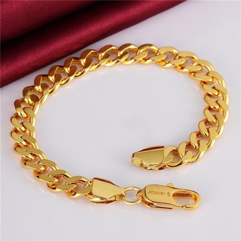 6Mm Cubaanse Link Chain Gouden Ketting Mannen Armband 20/45/50/55/60/65/70/75Cm Curb Chain Hip Hop Ketting Voor Mannen Sieraden Kolye4