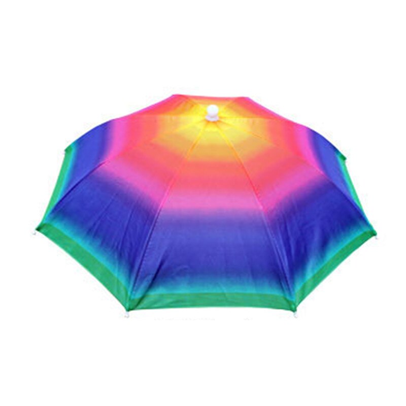 Umberella Hat Colorful Hat Umbrella D 55cm Camouflage Outdoor Woking Hat Umbrellas Portable Hats