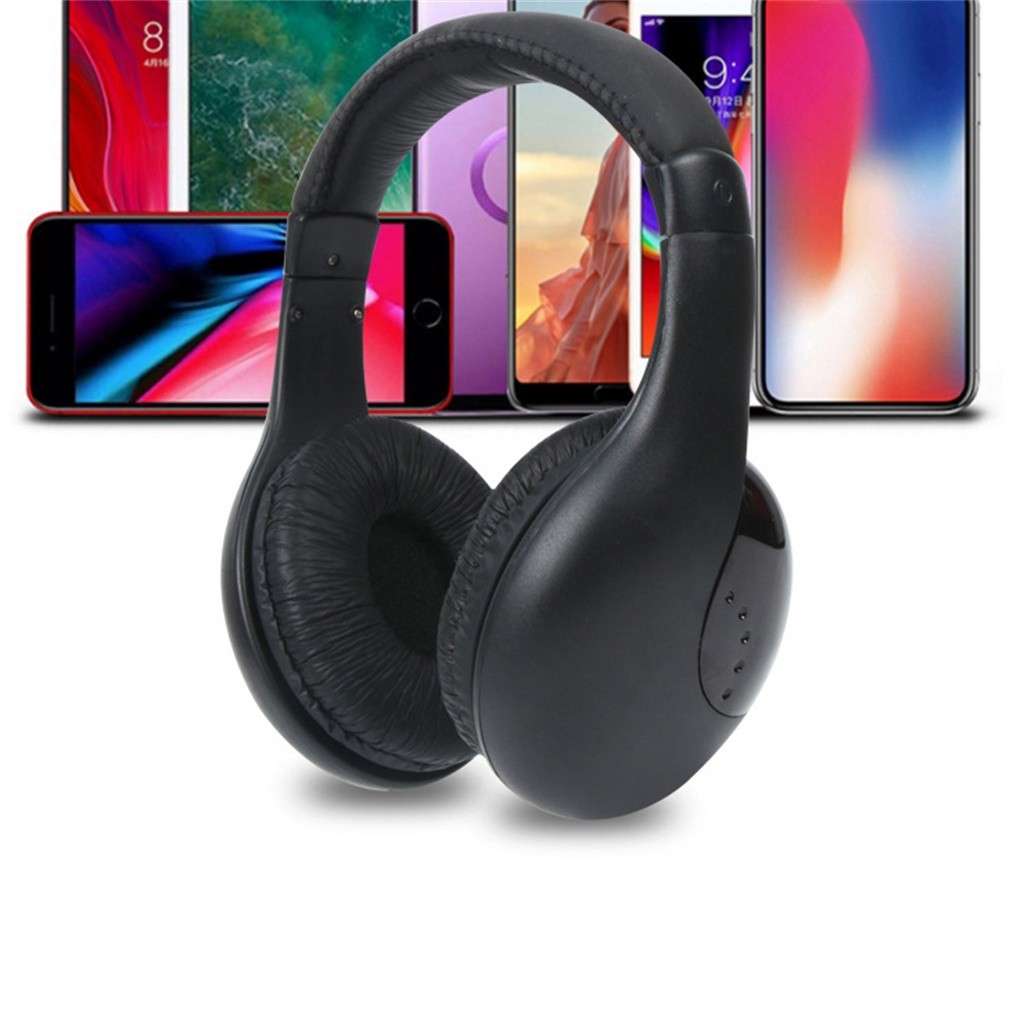 5 en 1 casque sans fil casque sans fil RF casque écouteurs pour TV DVD PC FM Radio sans fil surveillance pour iPhone #1006