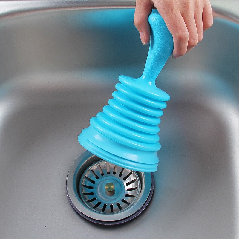 Ventosa para limpieza de alcantarillado, dragado fuerte para fregadero, bañera, inodoro, herramienta de émbolo para el hogar, accesorios de cocina y baño