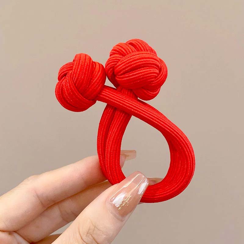 Bandas de goma para coleta alta para mujer, banda para el cabello, cuerda elástica para la cabeza, Scrunchies coreanos, lazos para el cabello anudados, accesorios para el cabello: green
