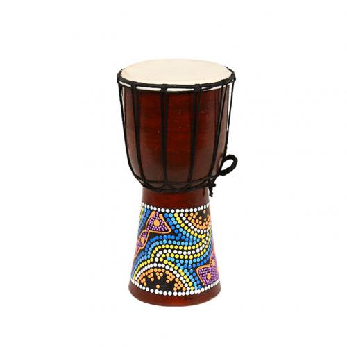 Toddmomy African Djembe Drum - Hand Painted Percussion Instrument For Adults, 40cm Height