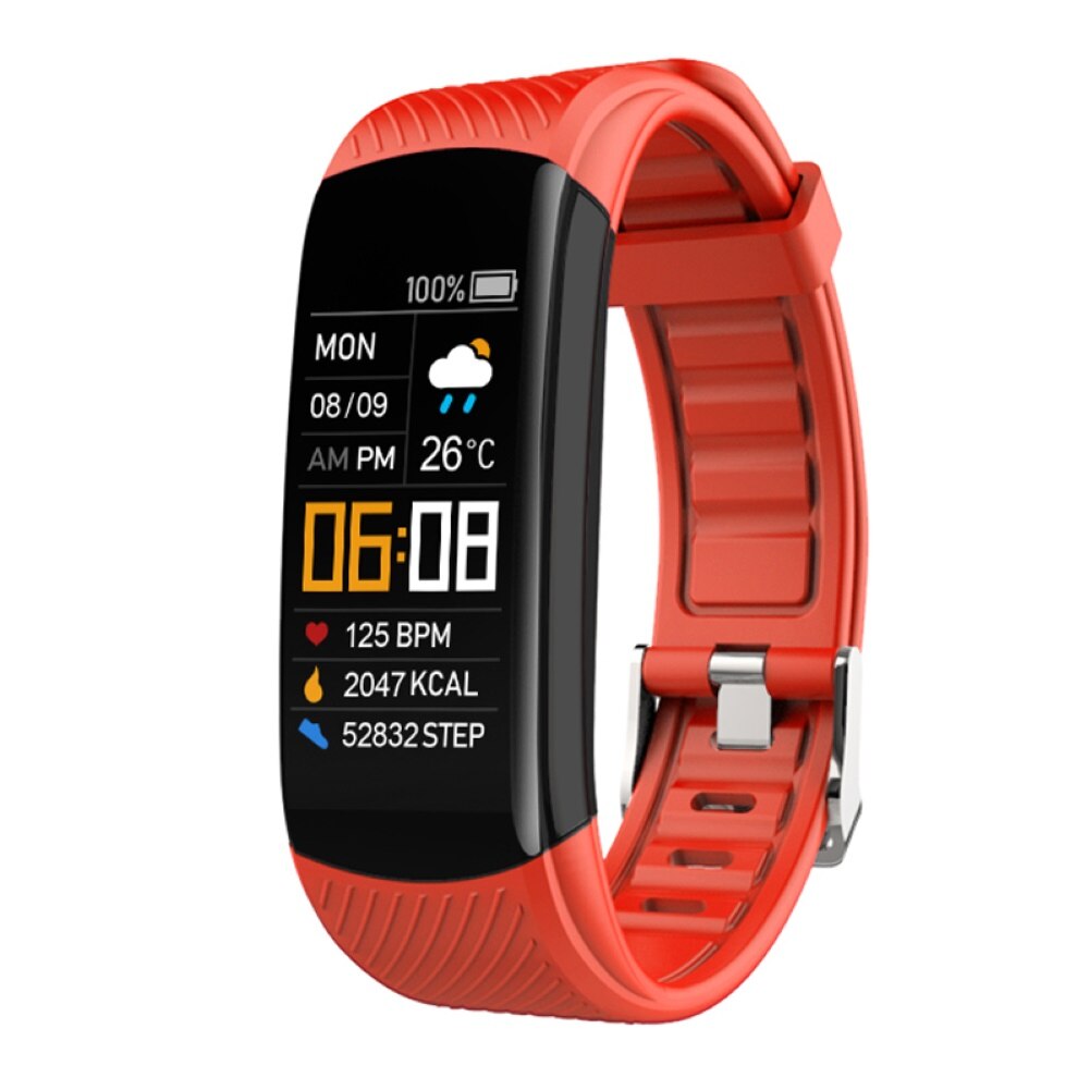 C5S Bluetooth Wasserdicht Herz Rate Schlaf Monitor Fitness Sport Smart Armband: Orange