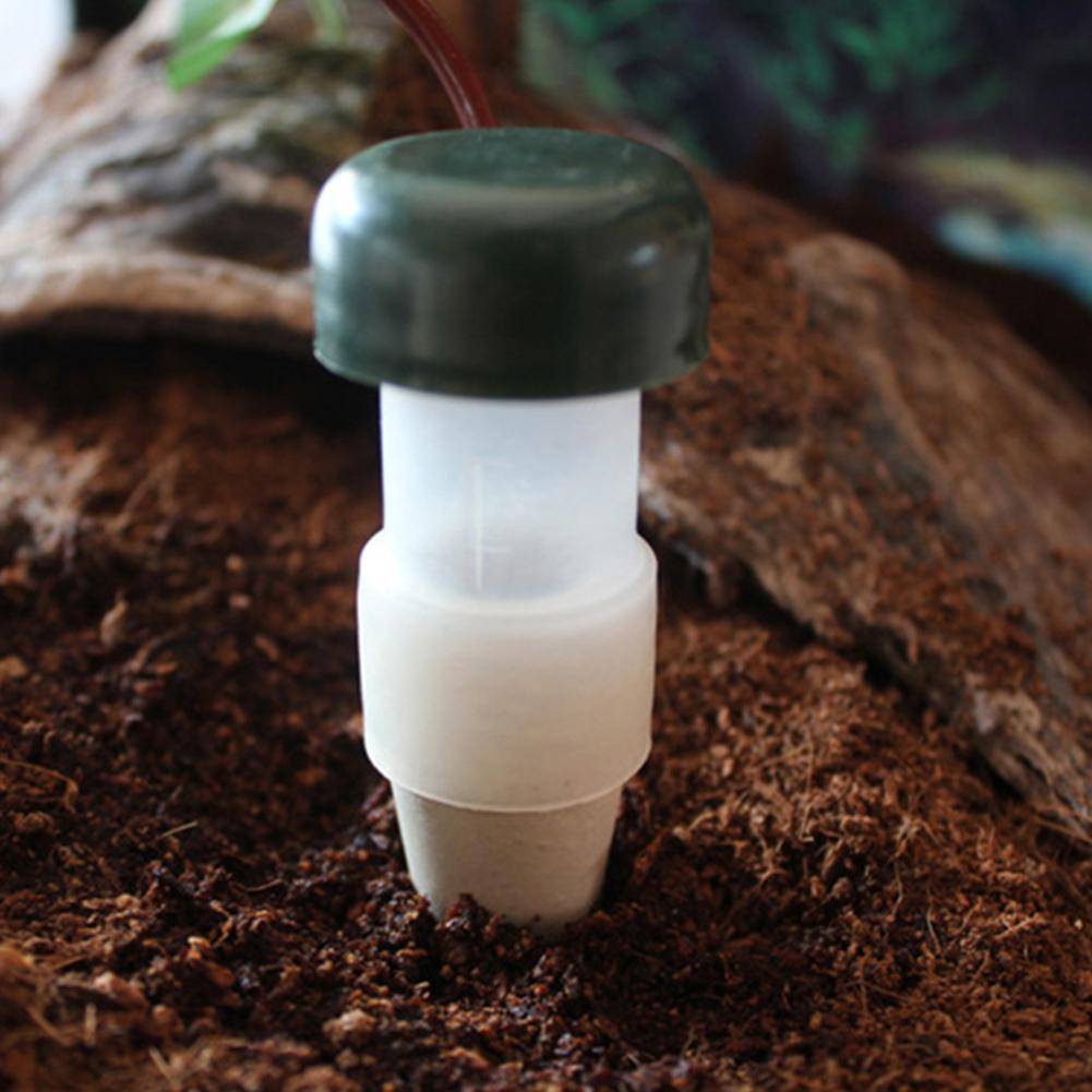 MeterMall 1300ML filtro de agua de reptil sistema de goteo fuente de bebida dispensador de agua humidificador para camaleón lagartija Gecko