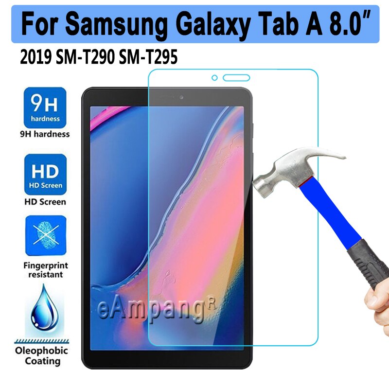 Protecteur d'écran, en verre trempé pour Samsung Galaxy Tab a8 8.0 10.1 10.5 9.7 A7 10.4 T500 T590 T510 T580 P580 T350 T290