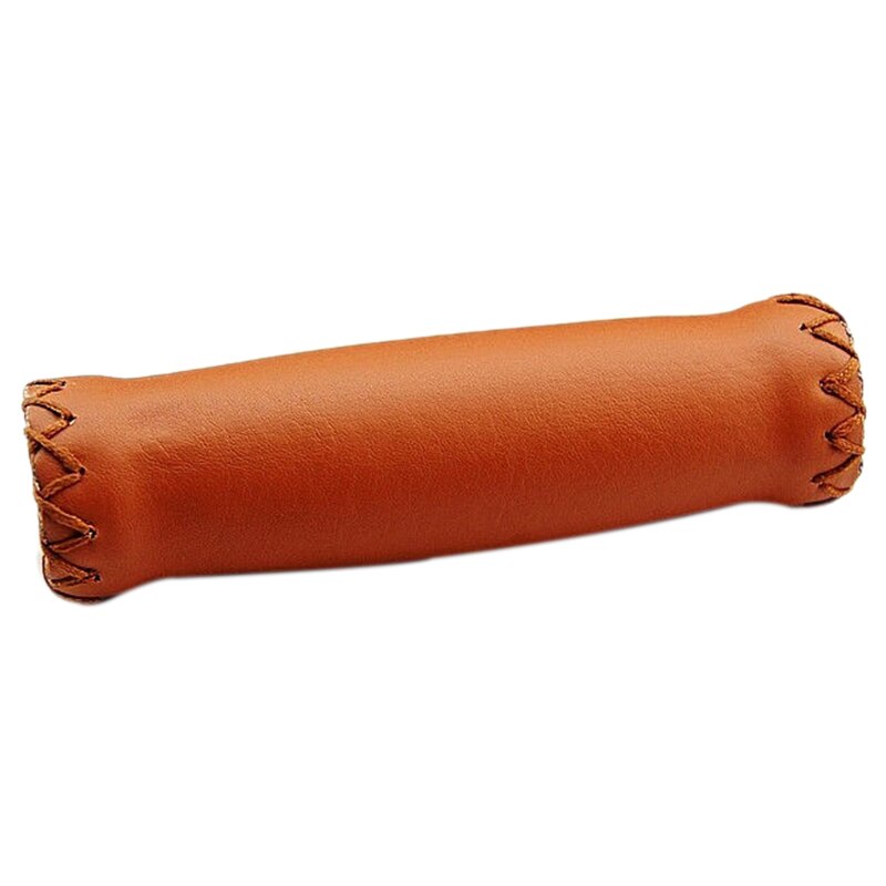 Reinscer Poignées De Guidon Vintage En Cuir Synthétique – Trekking, 22,2 Mm, 130 Mm – Antidérapant Et Confortable