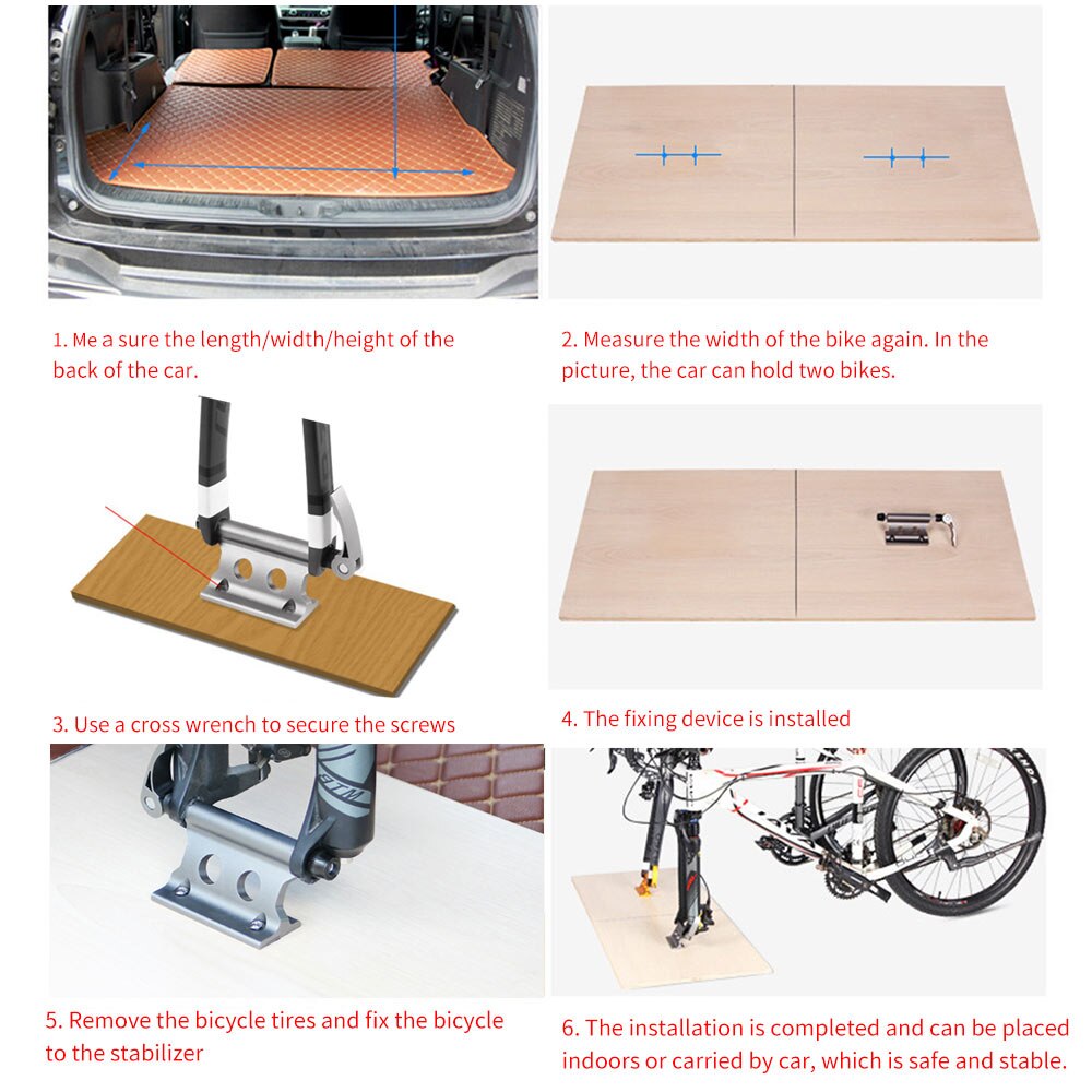 Bike Fork Rack Holder Stand Portable Bike Front Fork Clamp For Car Travelling Riding Supplies Accessories For Bicycle Tool