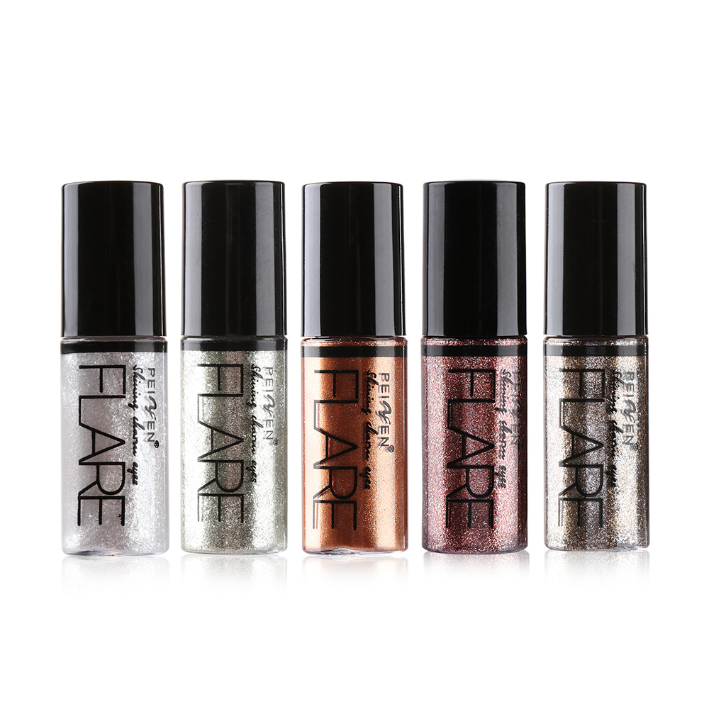 1pc langtidsholdbare vandtætte flydende øjenskygger metallisk glød glitter flydende eyeliner til kvinder fest makeup skønhed øje kosmetik
