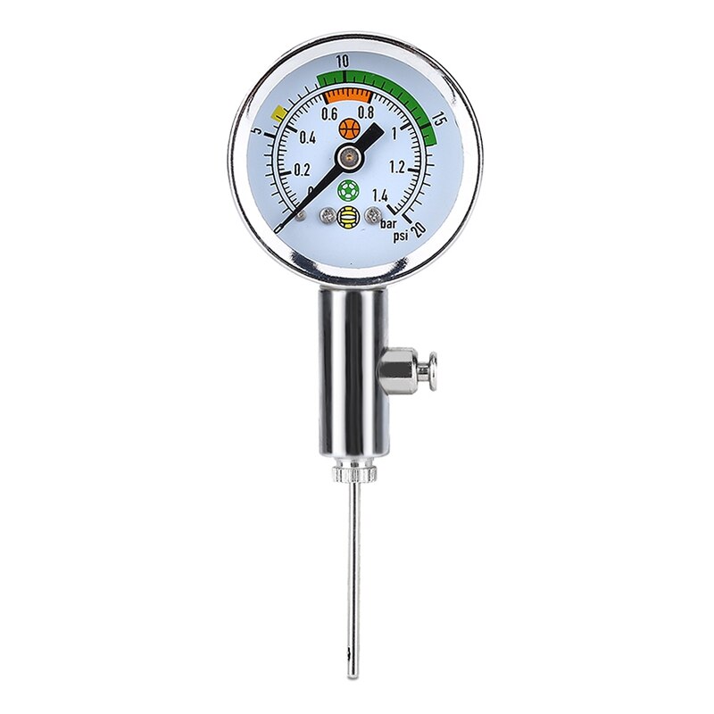 Ball manometer, ball pressure measuring tool, basketball, football, volleyball barometer: Default Title