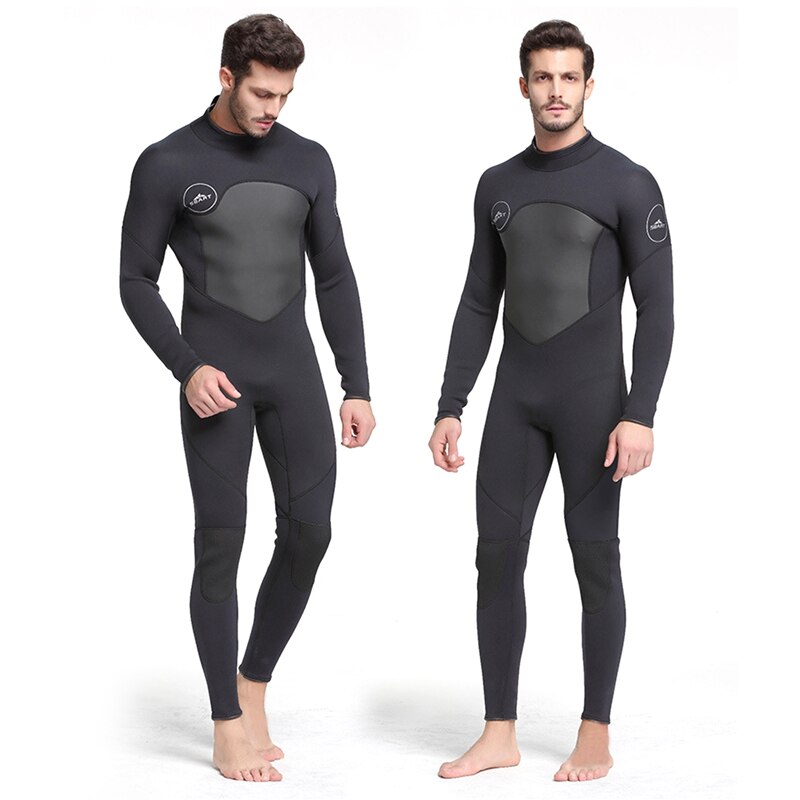 Men 3mm Neoprene Wetsuit High Elasticity Stitching Warm Surfing Diving Equipment Long Sleeved Wetsuit