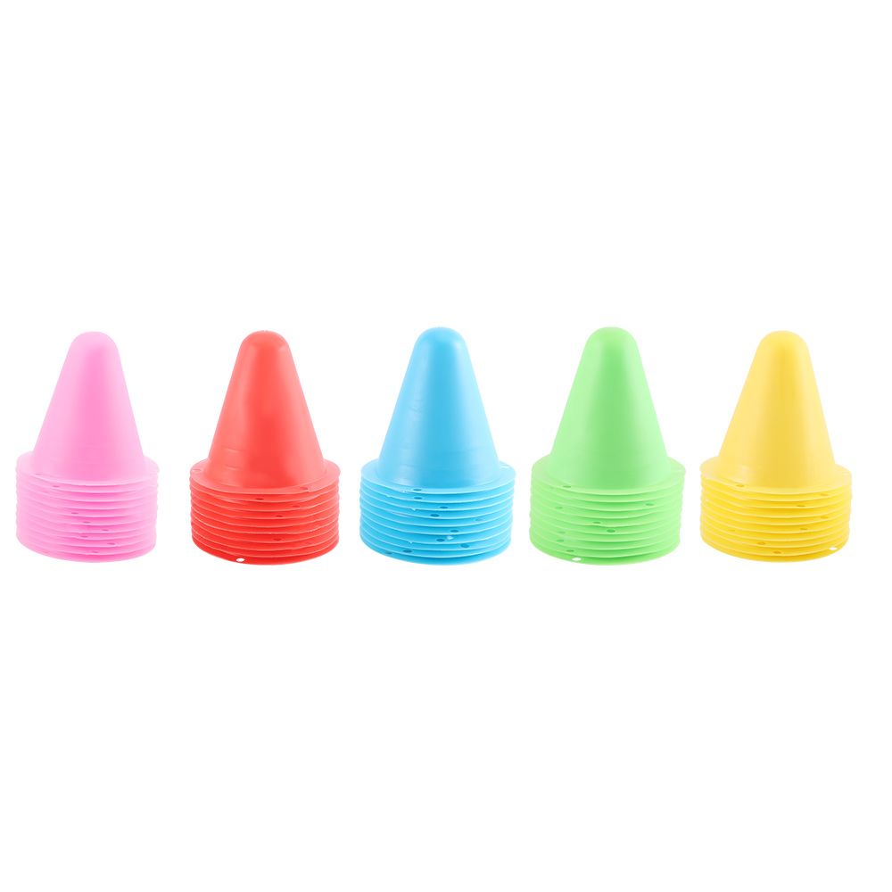 Plastic skate marker cones football soccer wheels sports training equipment