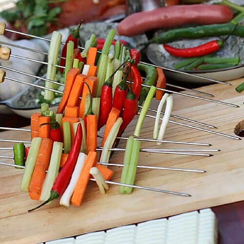 10 Stck BBQ Grill Rösten Nadel Rösten Werkzeuge Br... – Grandado