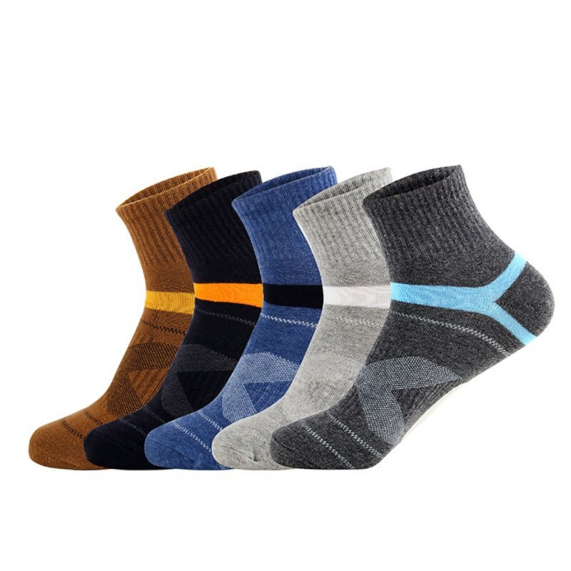 3 Pairs Mannen Compressie Sok Voor Man Sport Sokken Compressie Basketbal Sport Sokken Mannen Merino Wol Zwarte Enkel Katoen sokken