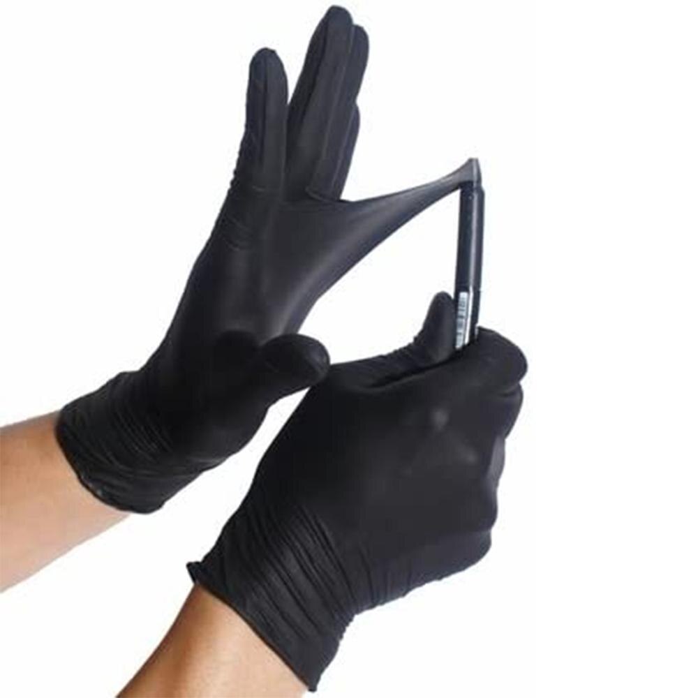 100/50 st märken engångs latexhandskar skyddshandskar hushålls universal rengöringsarbete fingerhandskar