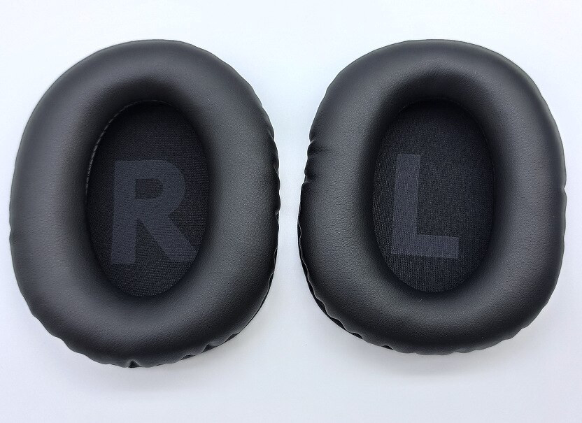 Almohadilla de espuma para auriculares Logitech G Pro/G Pro X, repuesto de espuma viscoelástica, almohadillas de espuma para los oídos: Black  leather
