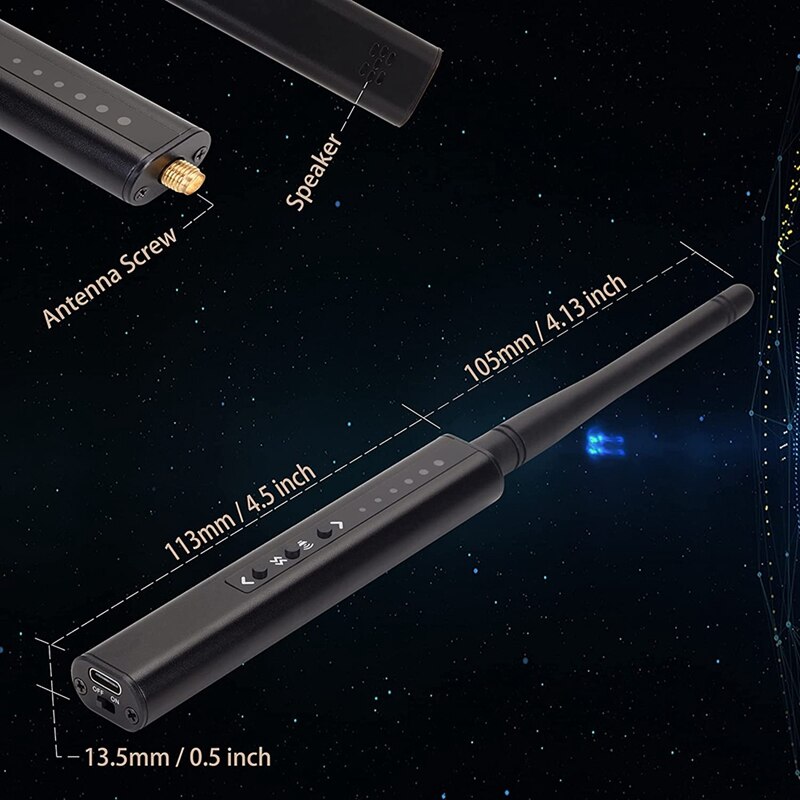 G728 Digital Handheld Wireless Signal Detector GSM Finder GPS Signal Lens RF Locator Tracker Detect Wireless Camera