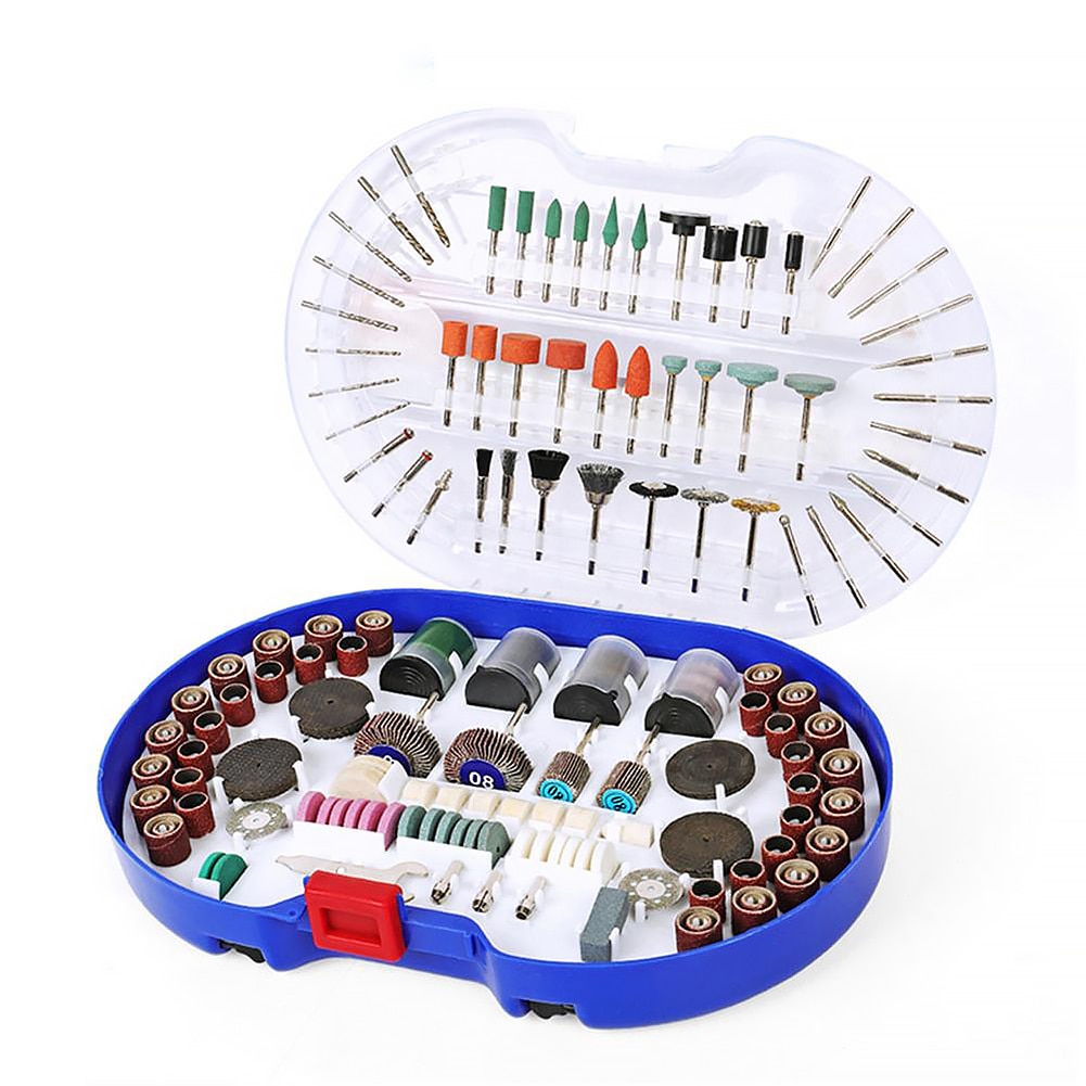 228pcs Electric Mini Drill Bit Kit Abrasive Rotary Tool Accessories Set for Dremel Sanding Polishing Cutting Engraving Tool Head: Style2