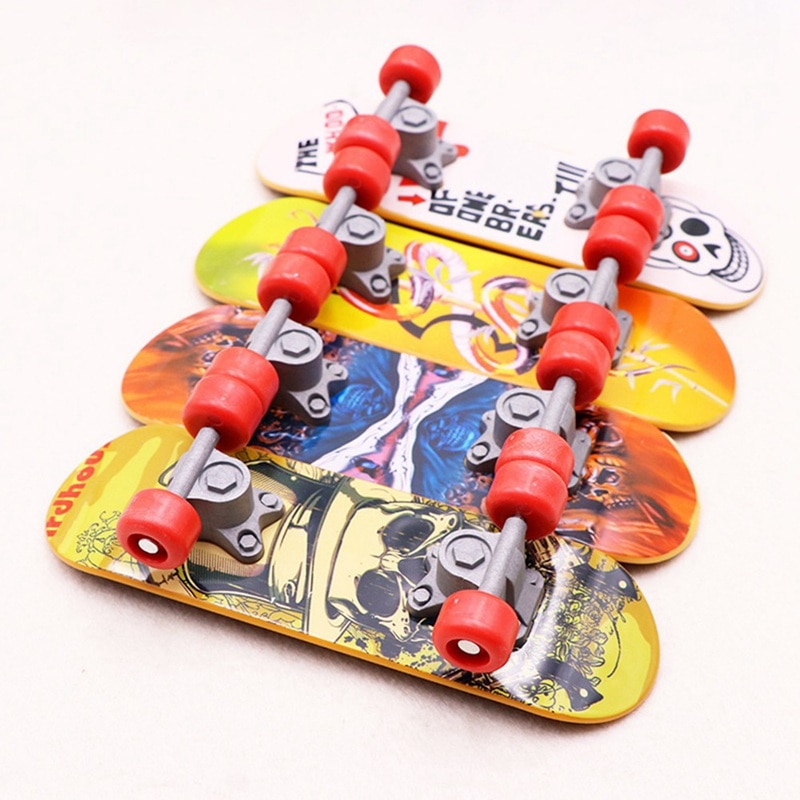 Monopatín De Dedo (Fingerboard) Con Ruedas De Bolas – Tablero De Madera De Arce Y Aleación, Juguete Portátil Para Entrenar Coordinación Y Creatividad