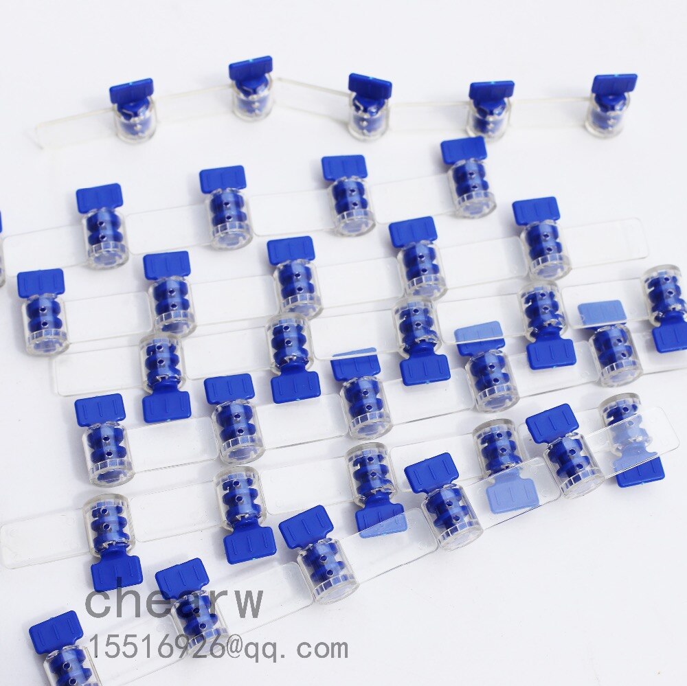 100pcs meter seals mini plastic seals /one thousand a / larser printing company signs and number