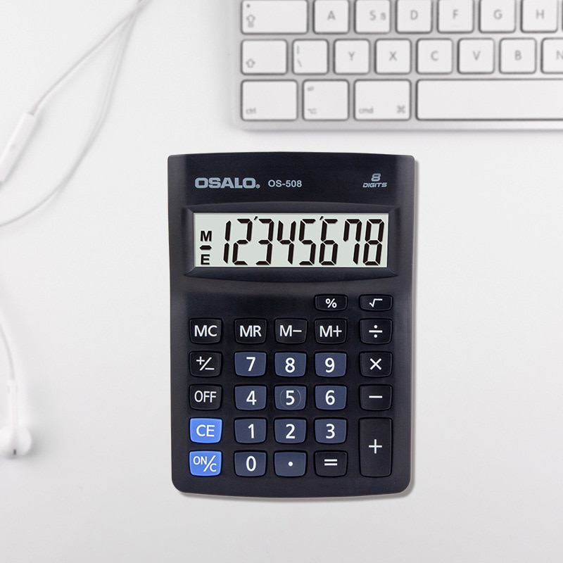 Classic desktop office calculator osolo 8-digit large flat calculator Coin Batteries calculadoras scientific calculator