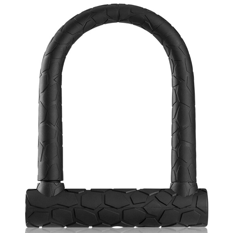 Strong Security U Lock Bike Lock Combination Anti-Theft Bicycle Bike Accessories for MTB Road Motorcycle Chain: black