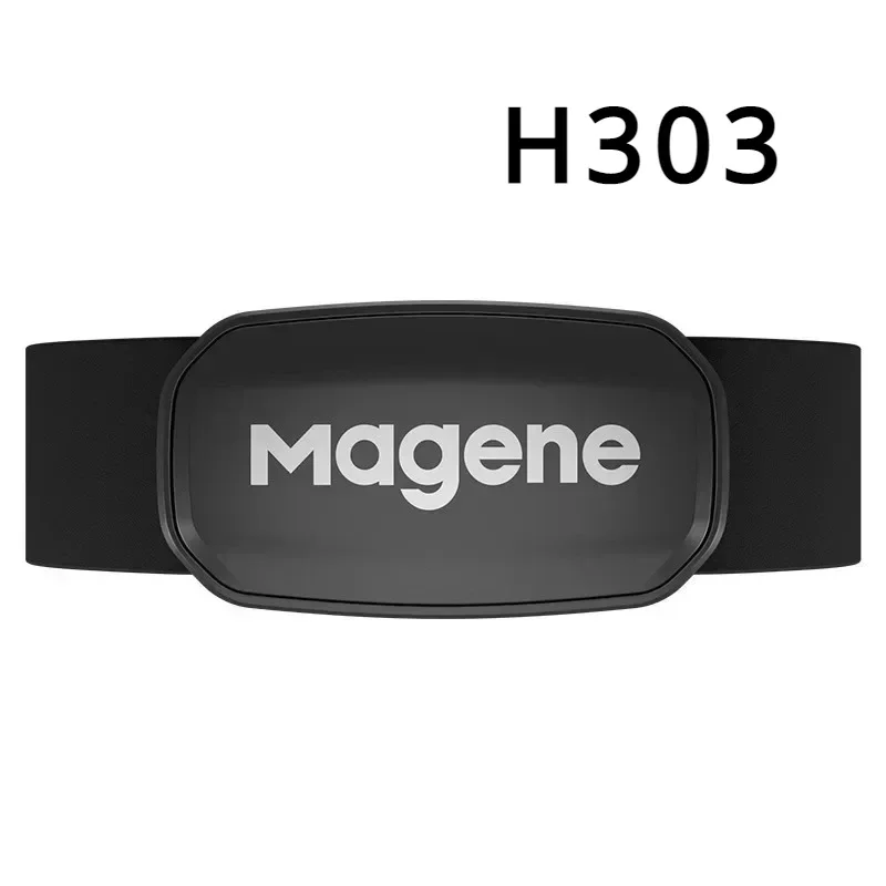 Magene H303 H603 H803 Monitor de Freqüência Cardíaca Sensor Mover dupla ANT apply Bluetooth With Chest Strap Cycling Computer: Yellow