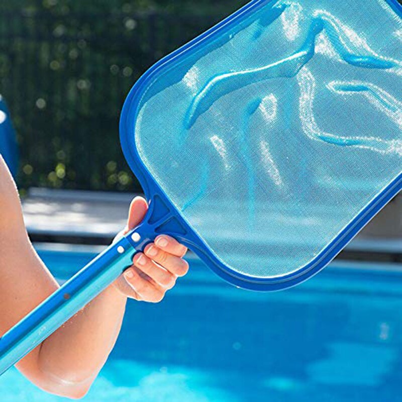 Swimming Pool Salvage Net Pool Landing Cleaner Net Cleaning with Aluminium Telescopic Pole Fish Pond Skimmer Leaf Garbage