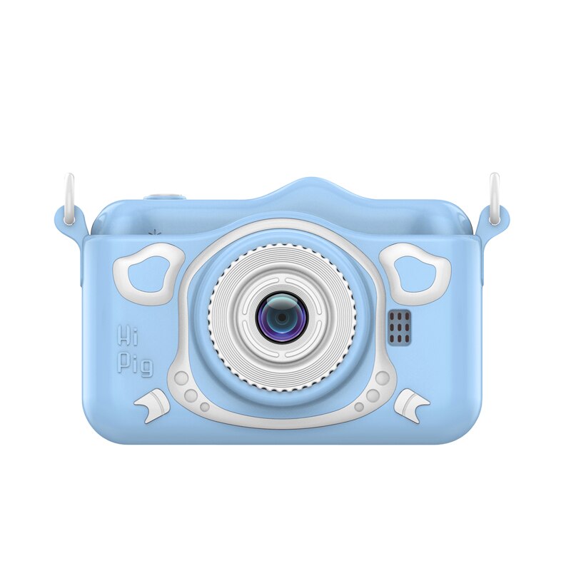 3.5 Inch Hd Camera Video Selfie Mini Slr Kinderen Draagbare Kinderen Hd Digitale Camera Leuke Cartoon Speelgoed Camera: Blauw / standard