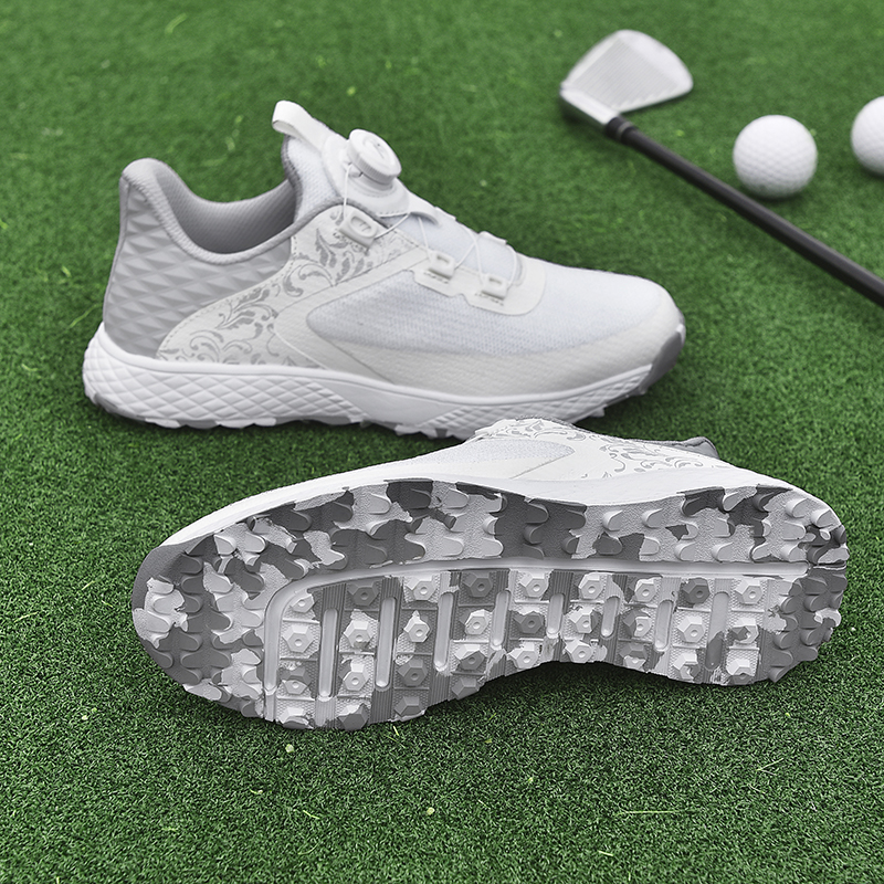 Zapatos de golf profesionales sin tachuelas para mujer, zapatos deportivos cómodos y transpirables ligeros, zapatos de entrenamiento