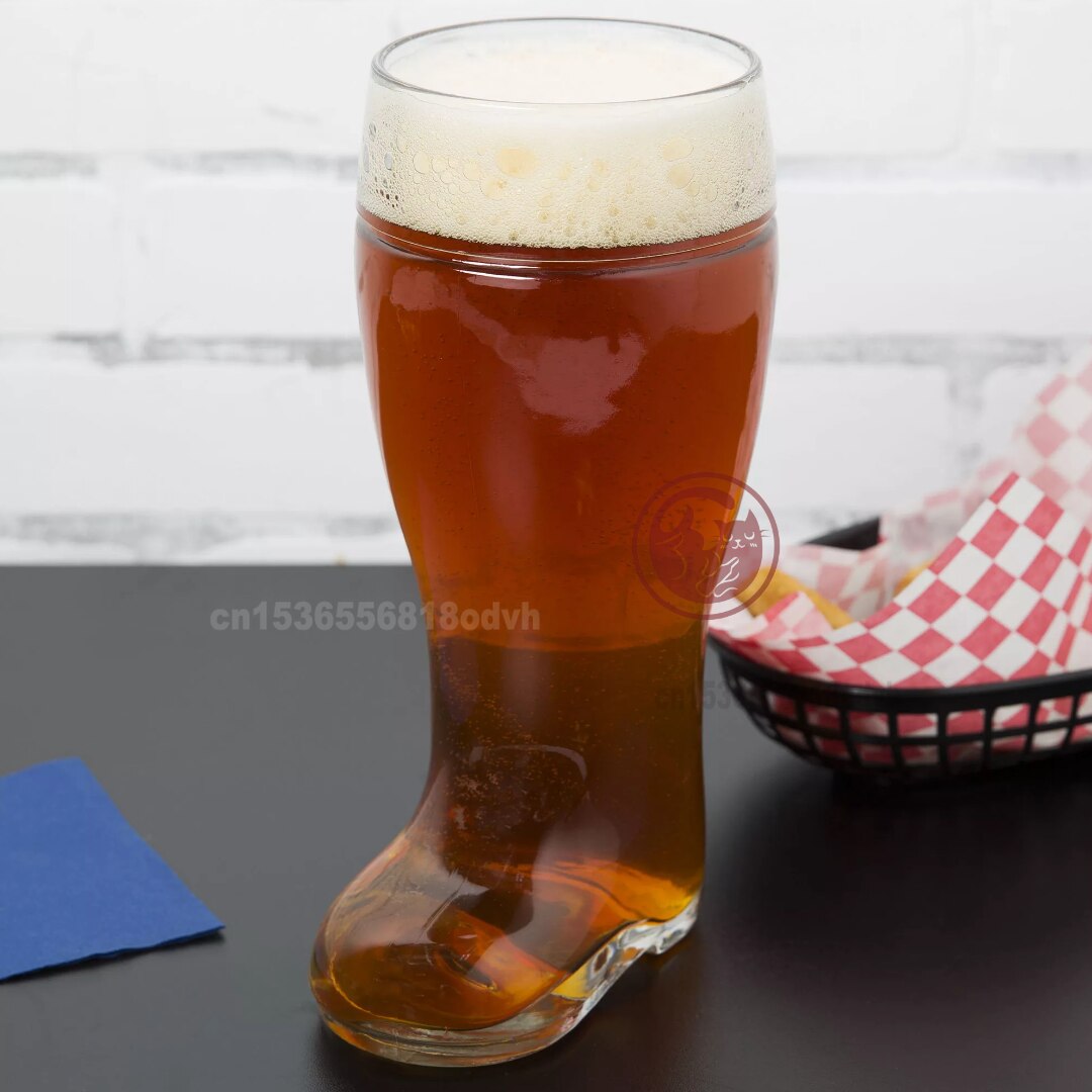 Vaso de cerveza con forma de botas creativas, vaso transparente de cerveza de tiro, vaso de jugo de caramelo KTV, vaso de cerveza especial lindo