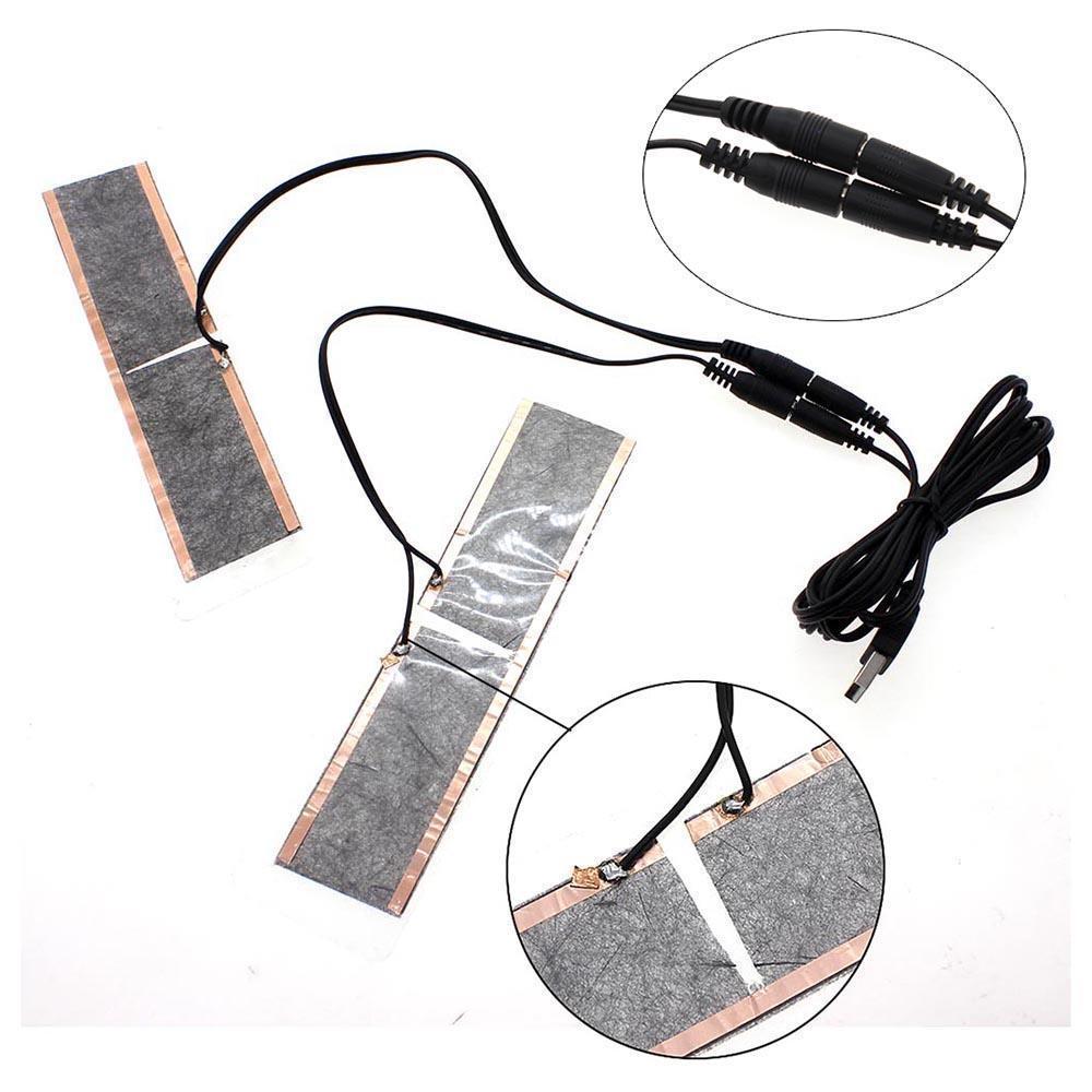 5V USB Elektrisch Beheizt Einlegesohlen Fuß Wärmer Beheizten Stiefel Schuhe Pads Winter draussen Ski Erwärmung Einlagen Wasserdicht Heizung Handschuhe