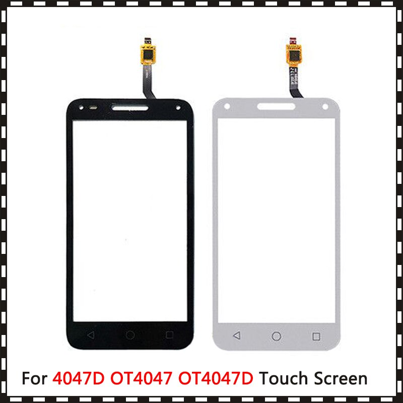 5.0 "Voor Alcatel One Touch U5 3G 4047D 4047G 4047 OT4047 OT4047D Touch Screen Digitizer Sensor Buitenste glas Lens Panel