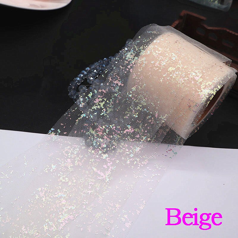 Rollo de tul brillante, cinta de 6cm x 25 yardas para bricolaje, lazo hecho a mano y decoración de boda, suministros para , falda tutú para Baby Shower: Caqui oscuro