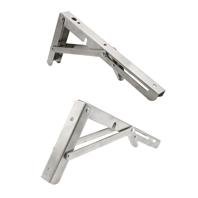 8-14 inch Folding Stainless steel Bracket Triangular Release parts Support install with D5I2