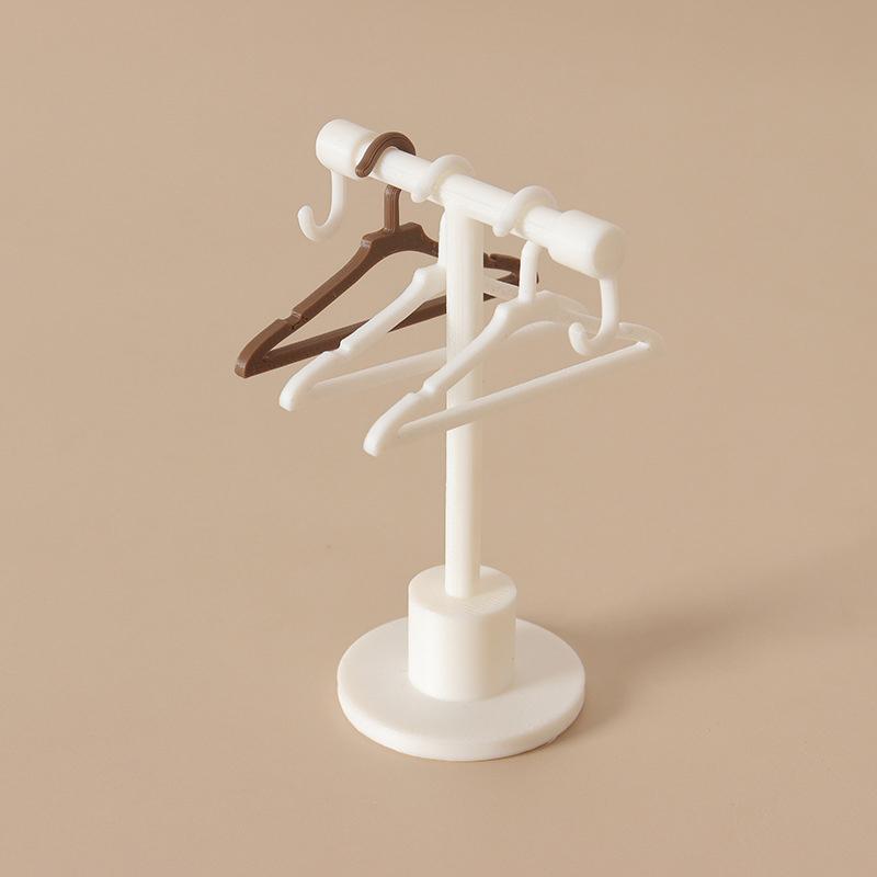 Miniaturowy wieszak na ubrania robić domku dla lalek 1/12, pionowy wieszak na ręczniki, Model mebla robić domku dla lalek, dekoracja, ozdoba robić łazienki domku dla lalek.