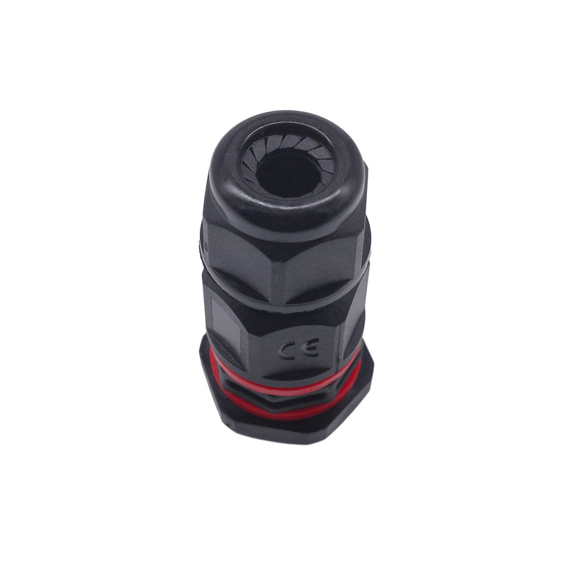 Waterproof connector IP68 I Shape 2 3 4 5pin 250V 30A Cable Wire Gland Sleeve connector quick connect Panel installation