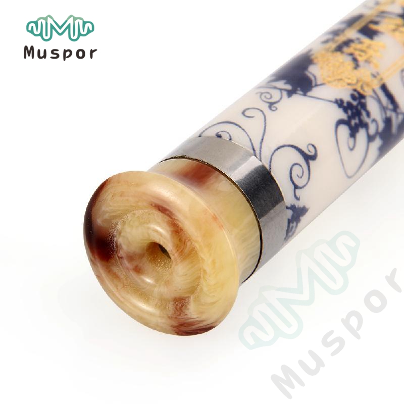 Chinese Ethnic Instrument Bamboo Detachable Pipe BaWu Flute G / F Tone + Cloth Bag