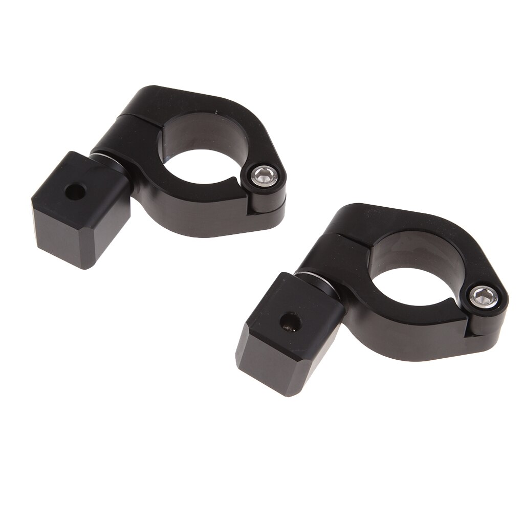 Matte Black LED Light Bar Mounting Bracket Kit Light Bar Clamp Mounting Kit Suitable for Motorcycle Handlebars Crash Bars