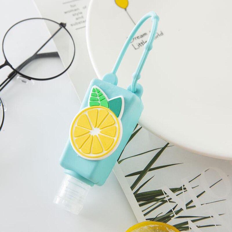 30ML Silicone Hand Sanitizer Holder Travel Portable Safe Gel Holder Hangable Liquid Soap Dispenser Containers Multiple styles: G