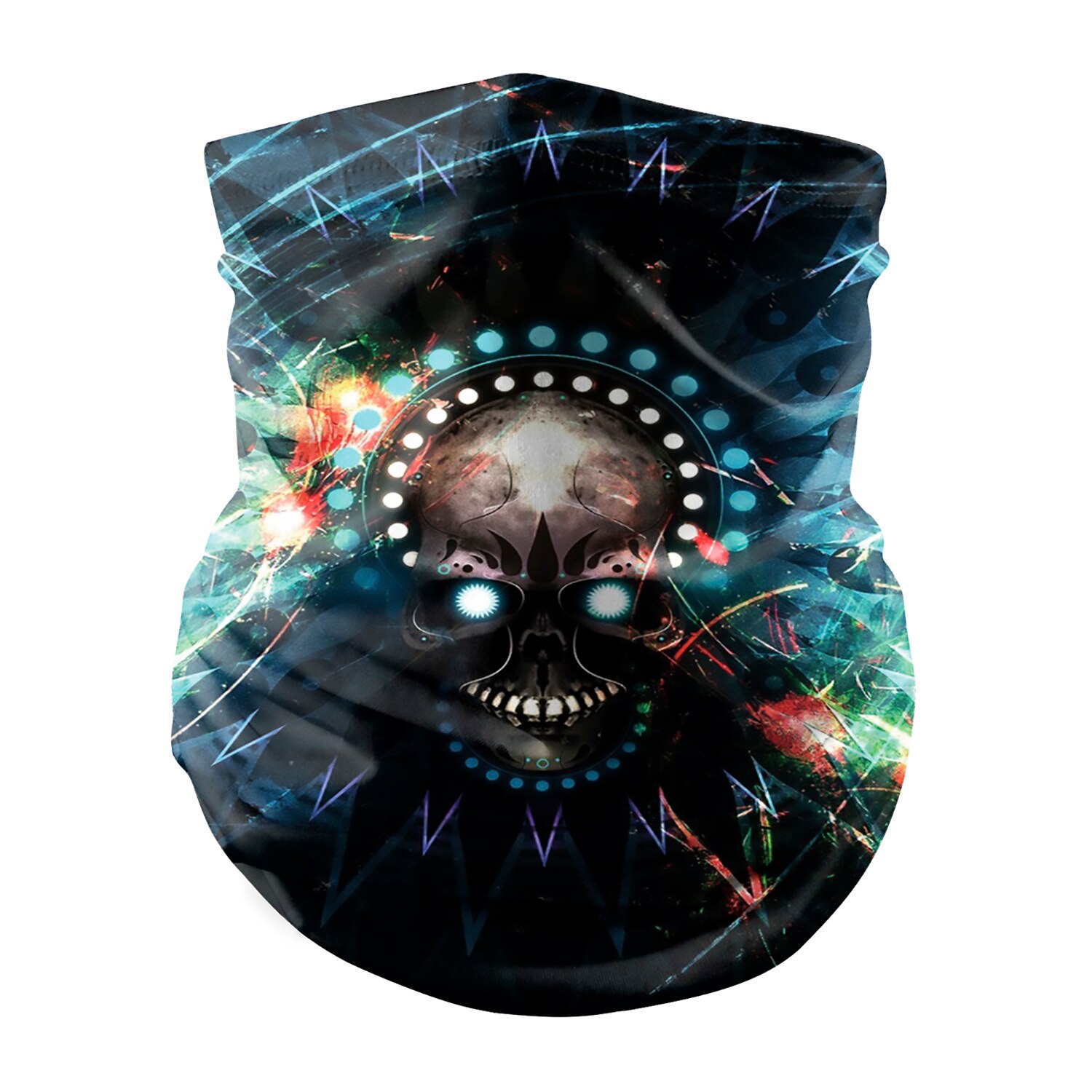 Zawaland kamouflage halsduk hals dam män vindtätt tryck tubulär bandana anti damm cykling vandring halv ansikts halsduk unisex: Stil 5