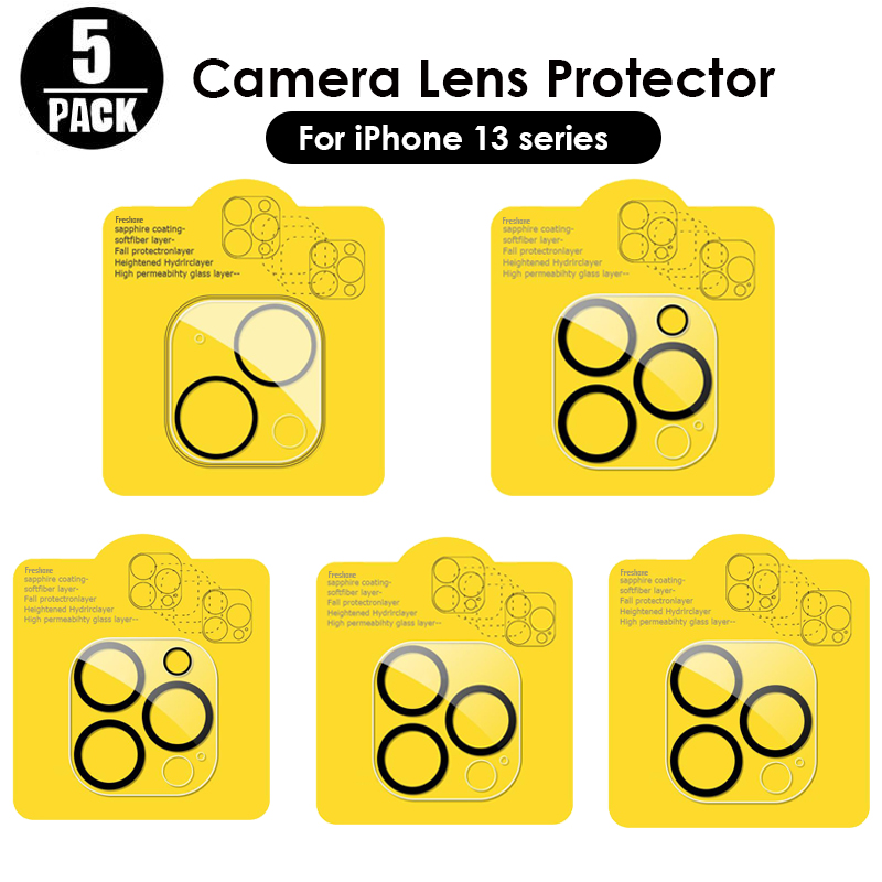 5Pcs Camera Lens Protector Voor Iphone 13 Pro Max 13 Mini Volledige Cover Camera Screen Protector Voor Iphone 13 13Pro Lens Glas