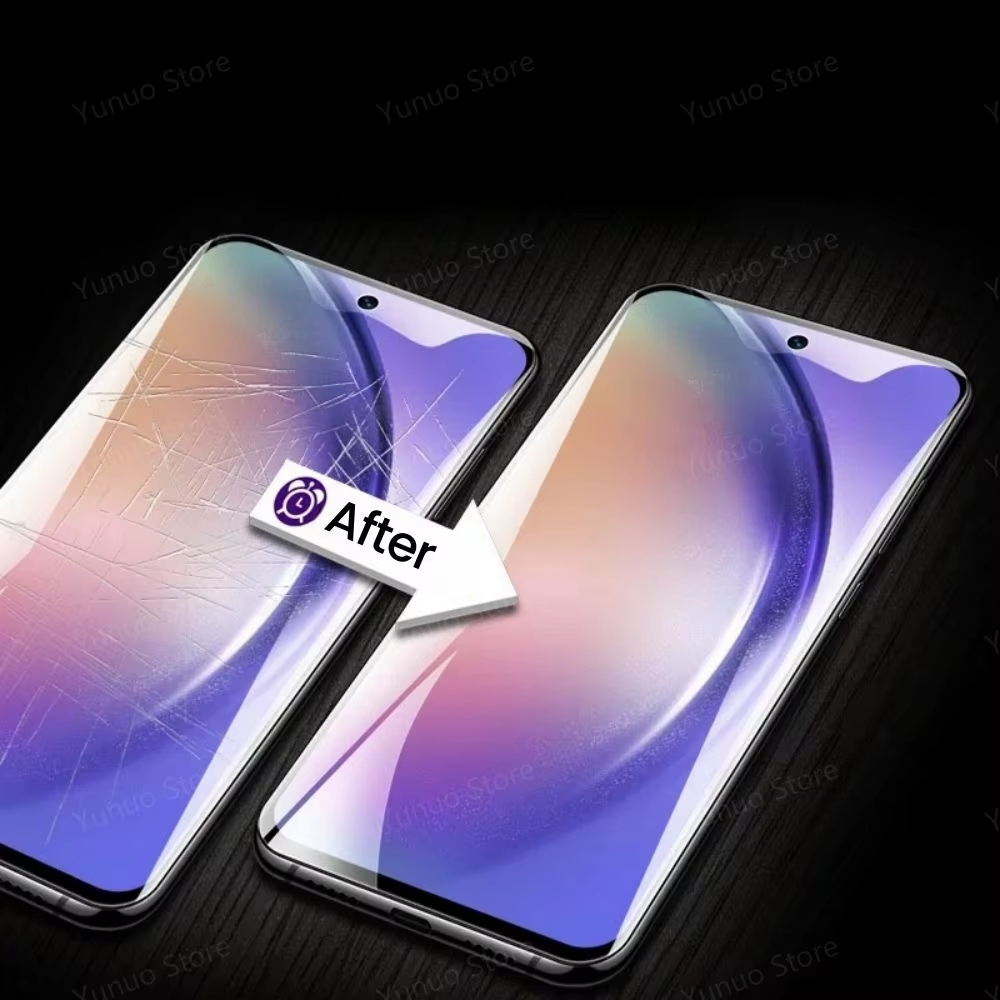 4PCS Hydrogel Film For Samsung Galaxy A55 A53 A35 A15 A33 A52 A54 5G Soft Front Film On Screen Protector Samsung A55
