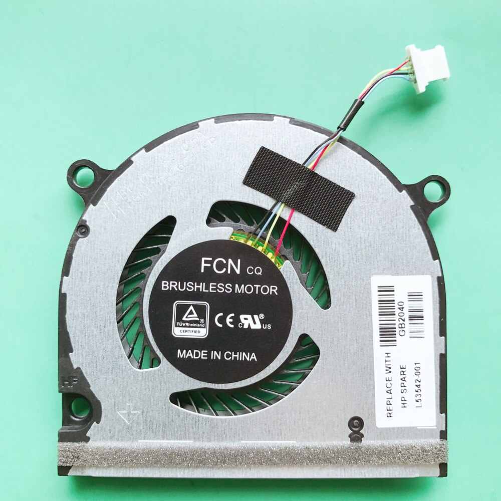 laptop CPU GPU cooling fan Cooler Notebook PC for HP ENVY X360 15-DS 15-DR L53542-001 L53541-001 TPN-W142 TPN-W143