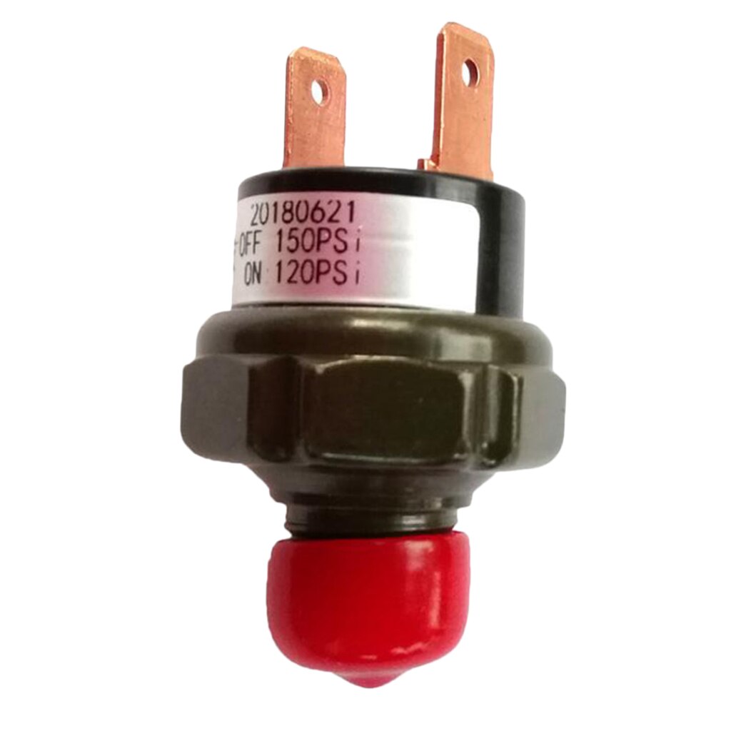 Heavy Duty Air Pressure Control Switch Valve 1/4'' NPT 120-150 PSI for 12V Air Compressor, Air Tool Parts & Accessories