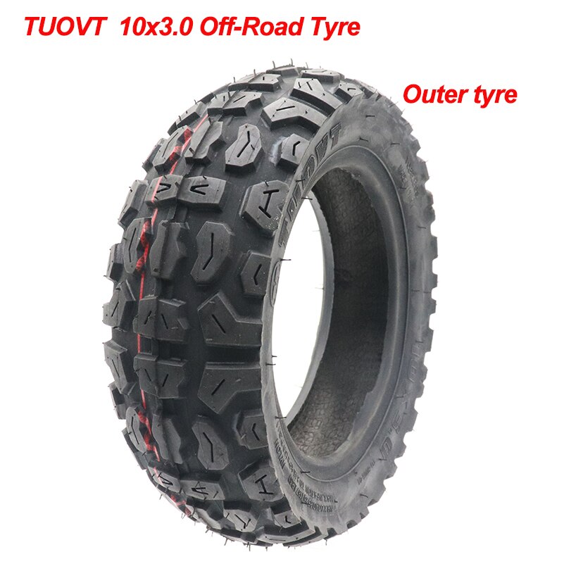 255x80 Tire Camera Outer Tyre Off Road for Electric Scooter Zero 10x Dualtron KuGoo M4 Upgrade 10 Inch 10x3.0 80/65-6 10x2.50: B outer tyre
