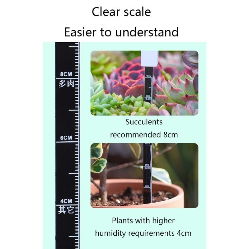 Plant Soil Moisture Meter Humidity Tool for Indoor Plants Water Meter Tracker