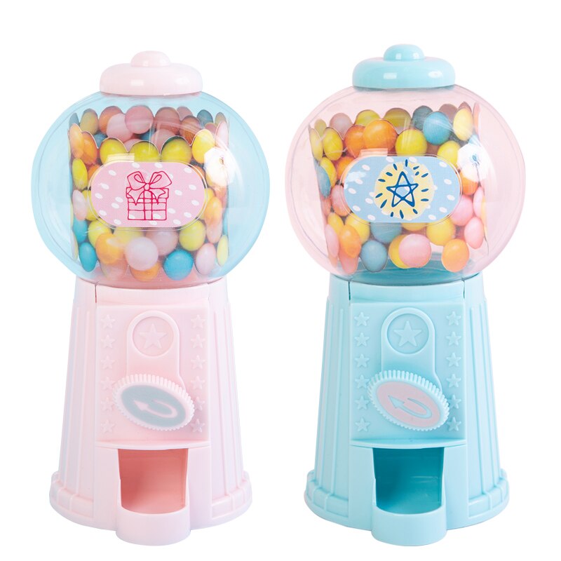 Decoratieve Spaarpot Goedkope Mini Machine Snoep Dispenser Sweets Box Transparant Grappig Spaarpot Skarbonka Home Decor HX50MB