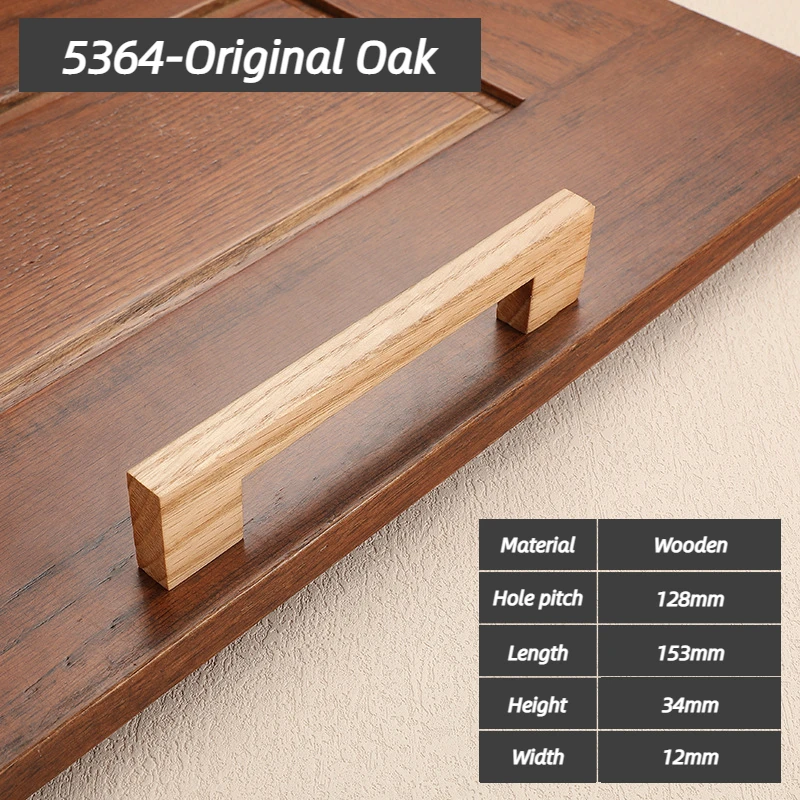 Manija de puerta de armario de madera, perilla y manija de puerta de armario de cocina, manijas de puerta de armario para herrajes de muebles: Negro